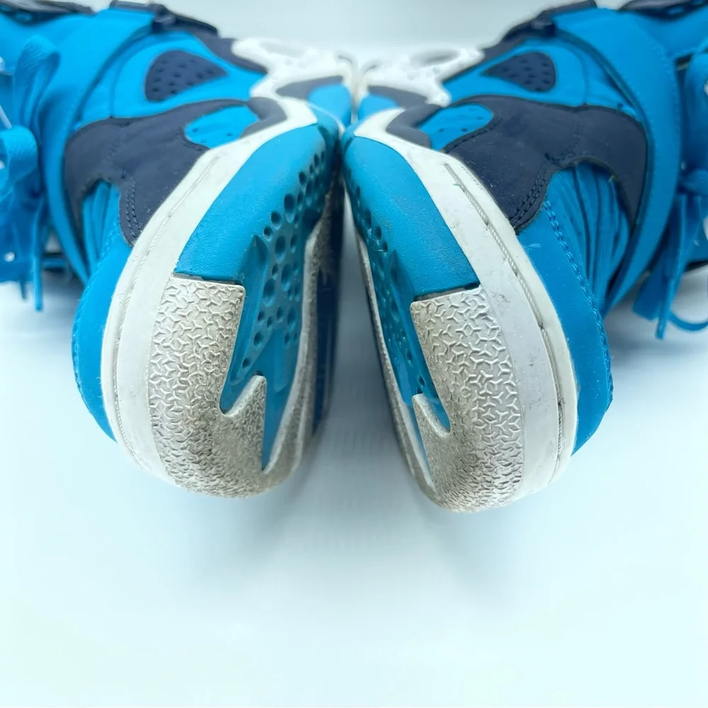 Patrick Ewing Shoes 10.5 Blue White Rogue Lace Up Athletic High Tops - Picture 5 of 13